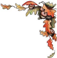 Fall Colors Corners Clipart - Clip Art Library