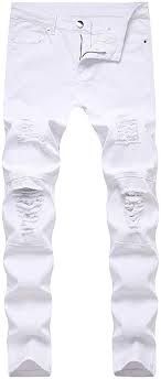 mens white ripped jeans - Google Search