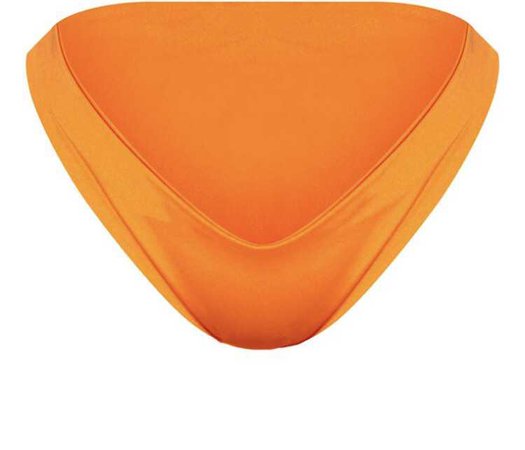 orange bikini bottom