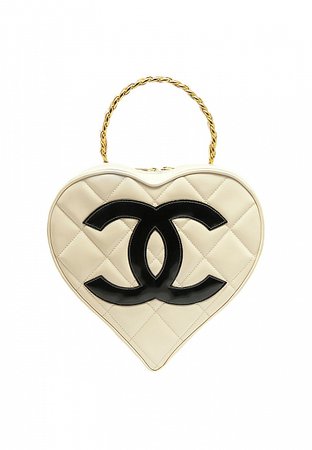Chanel Patent Leather Heart Handbag - Vintage Voyage store