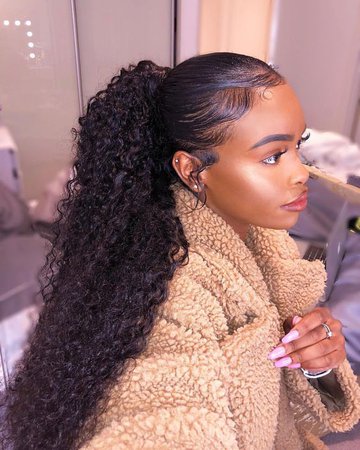 stemahair_com on Instagram: “#hairinspiration 😍 OMG! Those edges and curls on @halssaa , ponytail goal🙋🏾‍♀️ . . 💋Follow @stemahair for more about hair 🥳New Year Sale up…” Tried