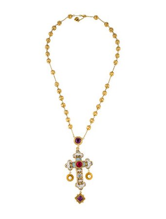 Dolce & Gabbana Mosaic Rosary Necklace - Necklaces - DAG107182 | The RealReal