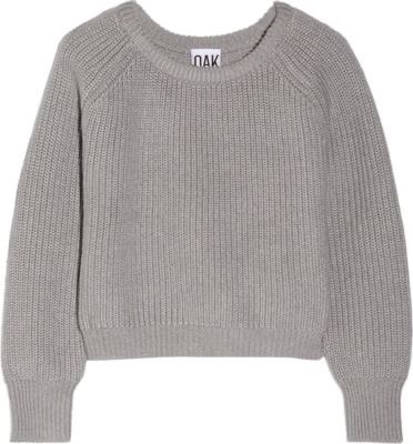OAK Cropped Wool Sweater ($290)
