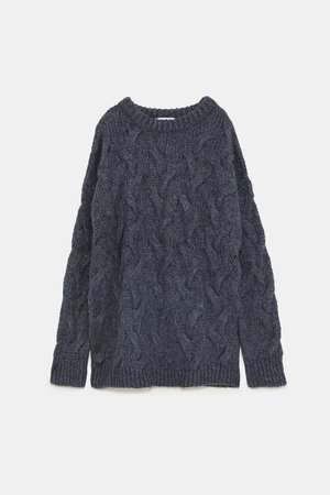 CABLE KNIT SWEATER - Winter Evening-DRESS TIME-WOMAN-CORNER SHOPS | ZARA United States