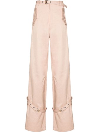 Dion Lee Belted Flared Trousers