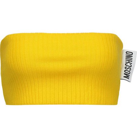 Moschino Ribbed Wool Bandeau Top