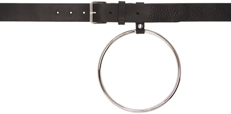 Vetements | black ring belt