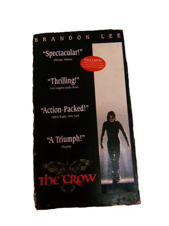 cias pngs // The Crow VHS tape