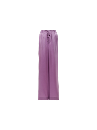 satin lilac purple pants