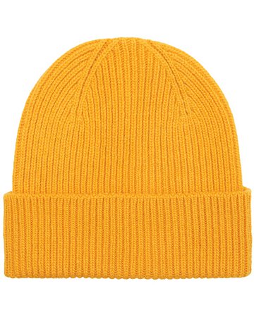 Colorful Standard Merino Wool Beanie Burned Yellow at CareOfCarl.com