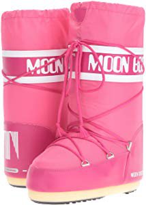 Amazon.com | Tecnica Moon Boot Unisex Nylon Winter Boot, Bouganville, 35/38 EU, 3.5-6 US Men's, 4.5-7 US Women's | Snow Boots