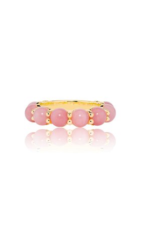 18k Yellow Gold Floresta Pink Opal Ring By Sauer | Moda Operandi