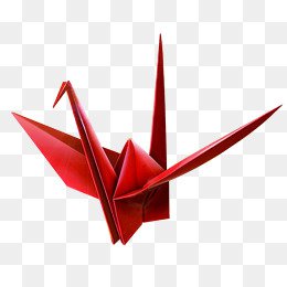 red origami transparent - Google Search