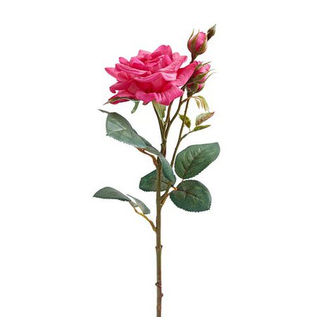 Real-Touch Faux Pink Rose Stem | Pier 1