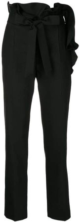 frill detail trousers