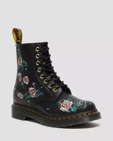 1460 Vonda Floral Leather Lace Up Boots | Dr. Martens