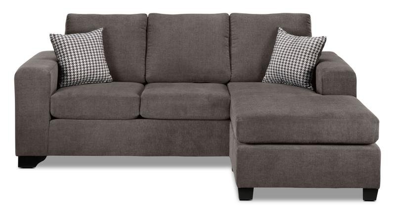 Fava Chaise Sofa - Grey | Leon's