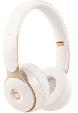 Beats by Dr. Dre Solo Pro Wireless Noise Cancelling On-Ear Headphones Ivory MRJ82LL/A - Best Buy