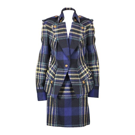 Vivienne Westwood Military Tweed Suit For Sale at 1stdibs