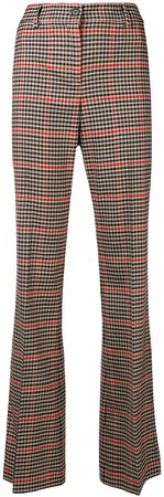 checkered tailored trousers
