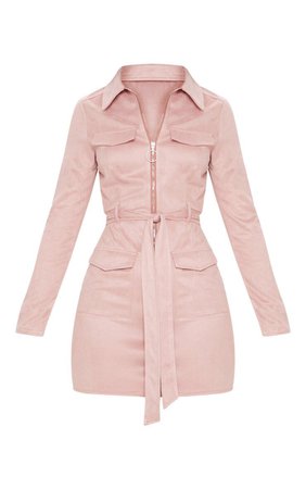 PLT pink jacket dress
