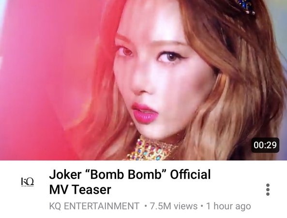 Joker “Bomb Bomb” Official MV Teaser