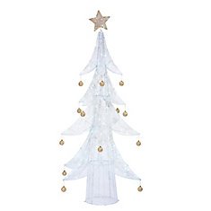 Home Accents Holiday 72-inch Warm White LED-Lit Snowman with Stars Christmas Decoration | The Home Depot Canada