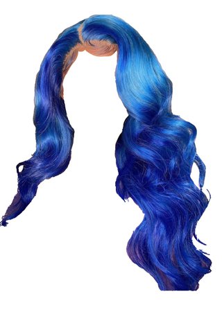 Blue Ombré Lace Wig