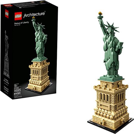 Amazon.com: LEGO Architecture Statue of Liberty 21042 Building Kit (1685 Pieces): Toys & Games