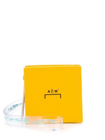 Shop yellow A-COLD-WALL* mini logo shoulder bag with Express Delivery - Farfetch