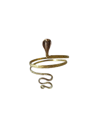 gold cobra snake arm cuff jewelry