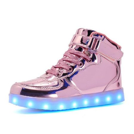 Metallic LED sneakers