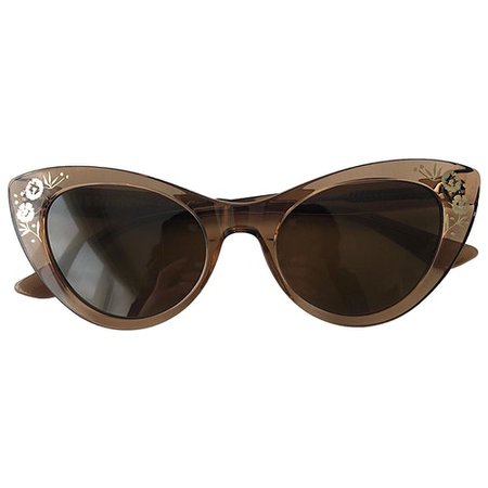 Spring summer 2020 sunglasses Rouje Brown in Plastic - 9732889