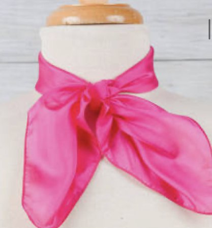 hot pink neckerchief
