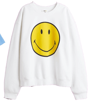 hm x smiley sweatshirt