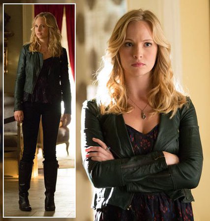 The Paulina Jacket by Rachel Roy/Caroline's Outfit on The Vampire Diaries