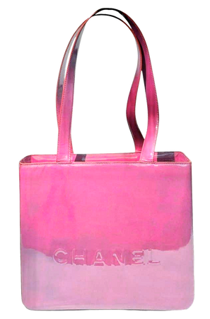 Chanel Vinyl PVC bag png