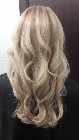 blond curls