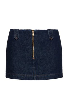 Denim Mini Skirt By Magda Butrym | Moda Operandi