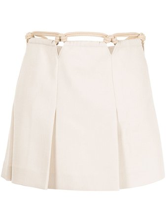 Shop Dion Lee macramé-detail mini skirt with Express Delivery - FARFETCH