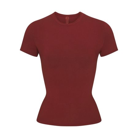 Cotton Jersey T-Shirt - Sangria | SKIMS