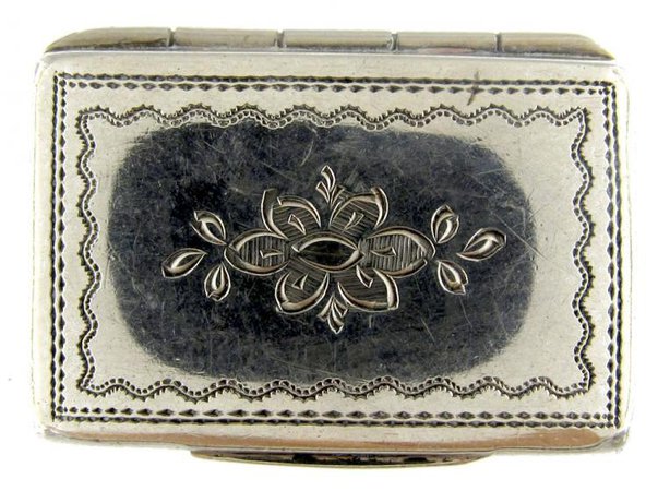 Georgian Silver Vinaigrette - The Antique Jewellery Company