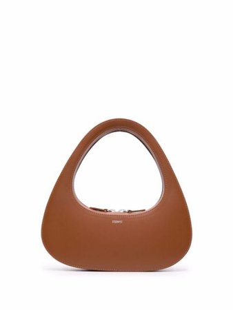 Shop Coperni curved leather tote bag with Express Delivery - FARFETCH