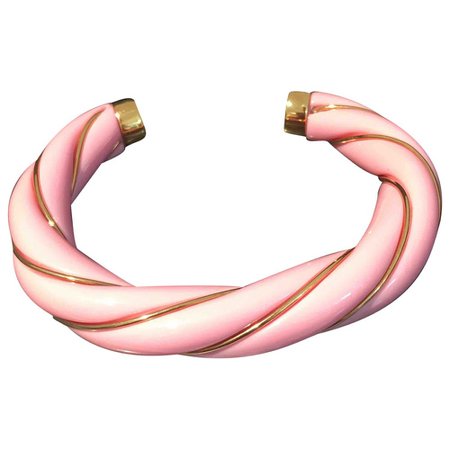 Pink metal bracelet Aurelie Bidermann Pink in Metal - 7253343