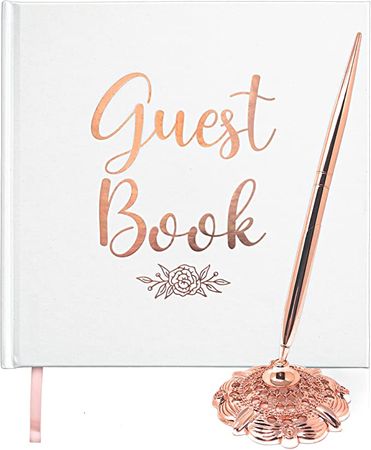 .com .com: Lemon Sherbet® Wedding Guest Book - Guest Book  Wedding Reception - Baby Shower Guest Book - Polaroid Guest Book For Wedding  - Wedding Guestbook - Wedding Sign In Book 