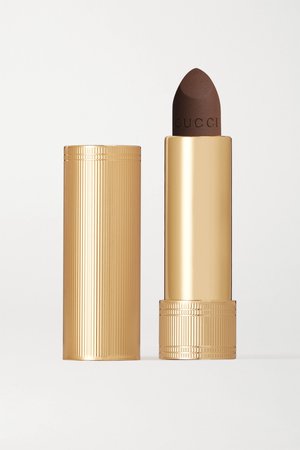 Brown Rouge à Lèvres Mat Lipstick - Elliott Brown 111 | Gucci Beauty | NET-A-PORTER