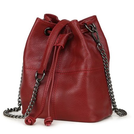 Mini Soft Genuine Leather Bucket Bag (5 Colors) – Mary Cheffer