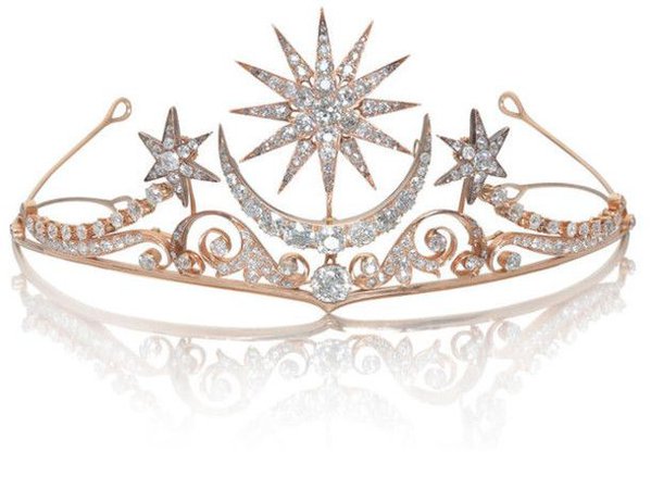 gold moon crown