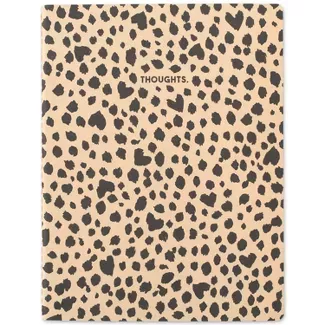 Emily+Meritt Stitched Notebook Ruled Heart Leopard : Target