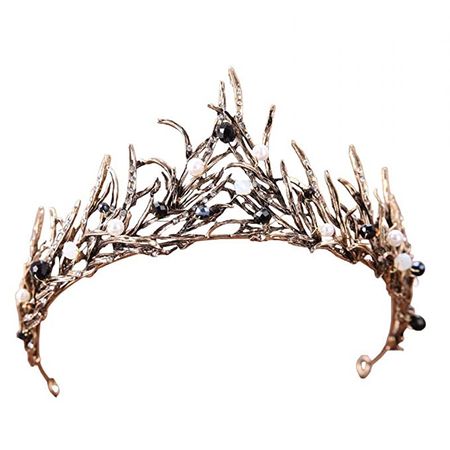 Amazon.com : Miranda's Bridal Women's Wedding Crown Pageant Tiara Bridal Headpiece Bronze : Beauty & Personal Care